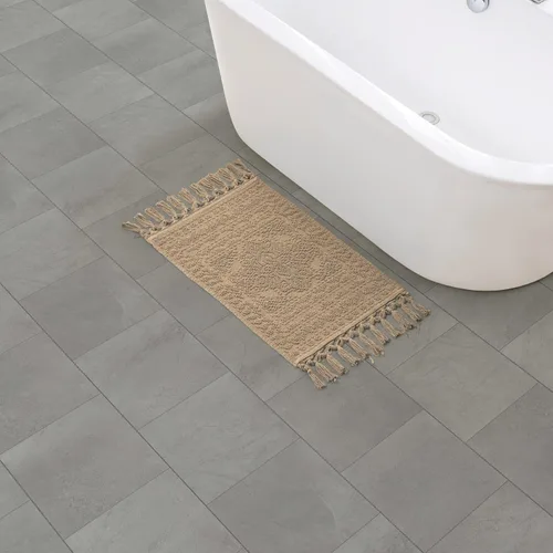 Miniatura 24 de French Connection Nellore Alfombras de Baño, Tapetes de Baño Tejidos y con Cuentas, Tapetes de Baño Duraderos y Gruesos para Baño y Alfombras