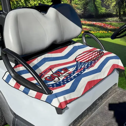 Miniatura 7 de Flashideas Aztec Features - Fundas de asiento de carrito de golf, protección de asiento para todas las estaciones, universal, para club car
