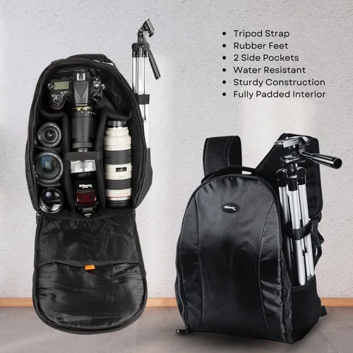 Miniatura 5 de Ultimaxx Mochila DSLR/SLR extra grande para cámaras Nikon, Canon, Sony, Panasonic, Pentax, Olympus y Fuji, una mochila de senderismo al aire libre