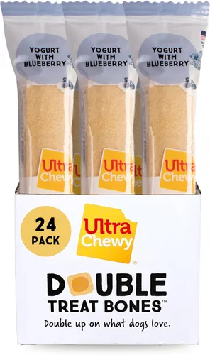 Miniatura 19 de Ultra Chewy Double Treat Bones Favorites, golosinas para perros, hechas en los Estados Unidos, golosinas saludables, fáciles de digerir, promueve