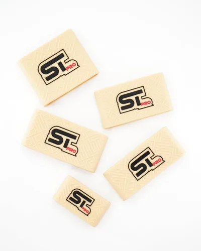 Miniatura 3 de Supreme Trimmer SGR60 - Pinzas de peluquero profesionales 5 piezas antideslizantes para cortar pelo, funda de peluquero para cortapelos Arena