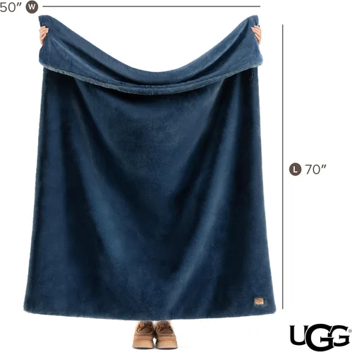 Miniatura 8 de Manta UGG Euphoria de piel sintética de felpa, mantas suaves y cálidas para sofá o cama, decoración de lujo para dormitorio, mantas de regalo