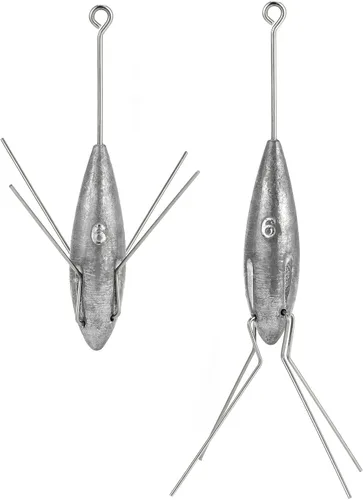 Miniatura 7 de Dr.Fish Sputnik Sinker Spider Sinker 2oz-10oz Surf Pesca Peso Pirámide Agua Salada Playa Casting Pesca Mar
