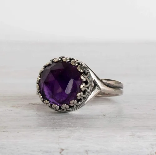 Miniatura 4 de 925 Sterling Silver Gemstone Rings for Women - Anniversary Rings for Women - Sterling Silver Rings for Women - Dainty Sterling Silver Rings