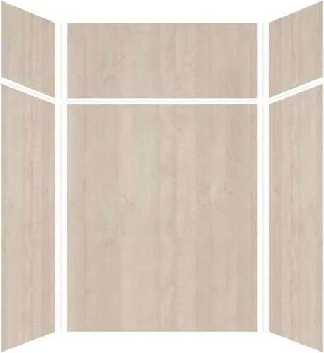 Miniatura 11 de Transolid EWKX483696-41 Expressions - Kit de pared de ducha de 6 paneles con extensión, 36 pulgadas de largo x 48 pulgadas de ancho x 96 pulgadas