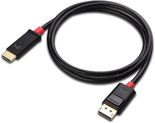 Miniatura 2 de Cable Matters Cable unidireccional 4K DisplayPort a HDMI – Cable DP a HDMI chapado en oro, puerto de pantalla a HDTV/monitor/proyector Cable