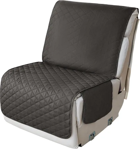 Miniatura 113 de HDCAXKJ Fundas de sofá seccional reclinable 100% impermeable, forma de L, funda de sofá reclinable lavable acolchada suave para mascotas, perro