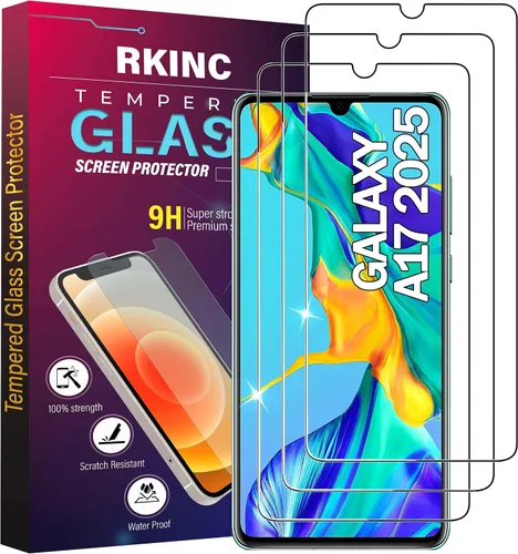 Miniatura 52 de RKINC Protector de pantalla [paquete de 4] para Samsung Galaxy A12 / Galaxy A02S / A12 Nacho, protector de pantalla de vidrio templado, 0.013 in