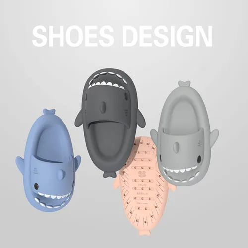 Miniatura 8 de ChayChax- Sandalias con diseño de tiburónnubecaricatura antideslizantes de punta abierta para niños y niñas, muy cómodas, bonitas, suela gruesa
