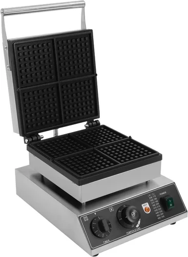 Miniatura 10 de Máquina de gofres en forma de pescado de acero inoxidable antiadherente Mini Taiyaki Maker 6 pequeños gofres en forma de pescado 110 V 2.4 KW