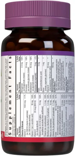 Miniatura 2 de Bluebonnet Nutrition Ladies One Vegetable Capsule, Whole Food Multiple, K2, Vegetales Orgánicos, Energía, Vitalidad, Sin OGM, Sin Gluten, Sin Soja