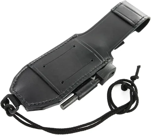 Miniatura 4 de JEO-TEC Nº21 Bushcraft Survival Hunting Cuchillo de hoja fija - BOHLER N690C Acero Inoxidable, Funda Multiposicionada - Hecho a Mano BLACK MIKARTA