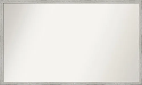 Miniatura 493 de Amanti Art Espejo de baño blanco para sobre el fregadero, 32 x 45 pulgadas, espejo de tocador rectangular blanco esbelto, marco de madera moderno