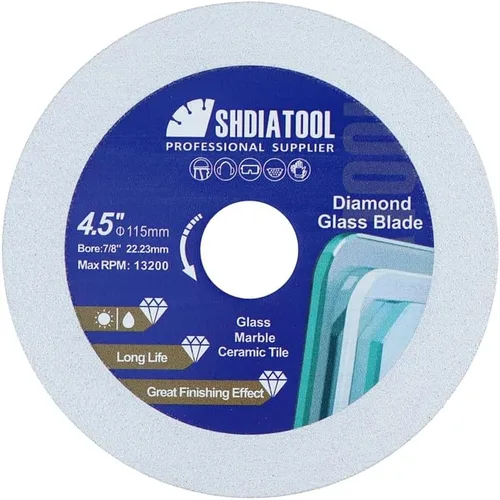 Miniatura 31 de SHDIATOOL Disco de corte de diamante de vidrio de 2 pulgadas, rueda de corte ultradelgada para azulejos de cerámica, porcelana y mármol de 50 mm
