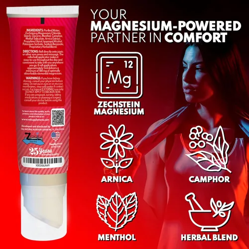 Miniatura 6 de VAL Lombardi Relax Balance - Bola rodante de magnesio Zechstein Magnesio + extractos de hierbas Alivio articular y muscular para cuello