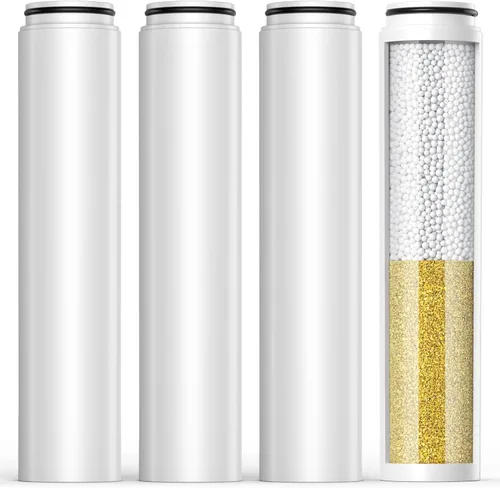 Filtro de ducha mejorado compatible con cabezal de ducha de mano Cobbe para una mayor duración de filtración, filtro de agua de repuesto de alta