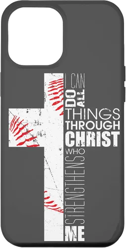 Miniatura 26 de Baseball Phone Case Christian Bible Verse Philippians 4:13 Case for iPhone 17