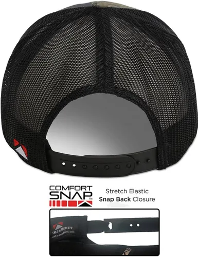 Miniatura 42 de Paramount Outdoors Sombrero de pesca de trucha al atardecer, diseño de silueta de pez de montaña, sombrero para exteriores con cómodo Snapback