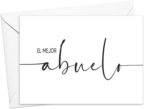 Miniatura 12 de Tarjeta de Anuncio de Embarazo en Español para Abuela, Nueva Tarjeta de Revelación de Bebé Bisabuela, Tarjeta para Abuela de Nieto y Nieta, Nueva