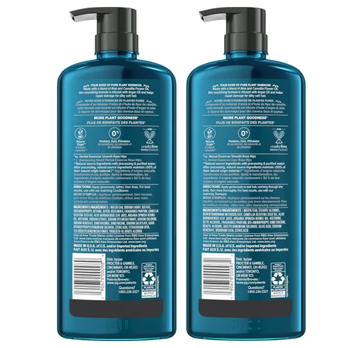 Miniatura 8 de Herbal Essences Juego de champú y acondicionador reparador de aceite de argán, hidrata y suaviza, sin parabenos, seguro para el color, pH