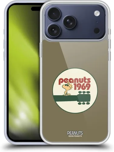 Miniatura 85 de Head Case Designs Funda de gel Woodstock 50th con licencia oficial de Peanuts Snoopy Guitar 1969 [protección de grado militar] compatible con Apple