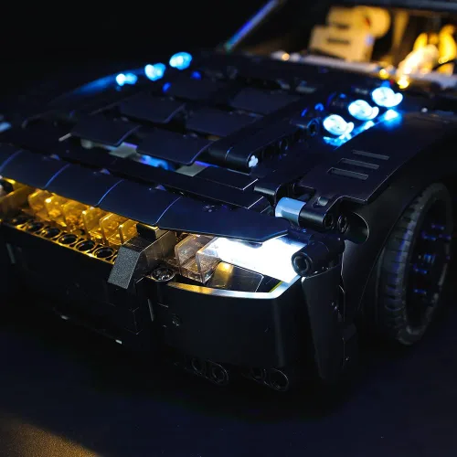 Miniatura 7 de Kyglaring Juego de luces LED compatibles con Lego Technic The Batman – Batmobile 42127 Kit de construcción – sin juego de Lego (versión clásica)