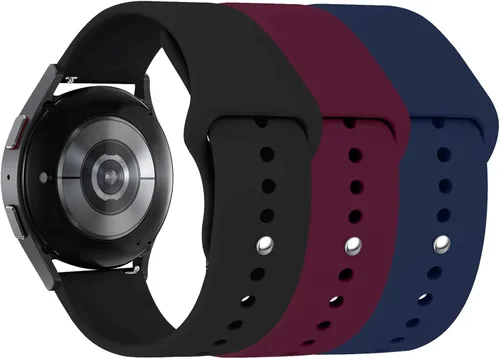 Miniatura 10 de Paquete de 3 correas para Samsung Galaxy Watch 6/6 Classic Band 1.575 in 1.732 in 1.693 in 1.850 in, Galaxy Watch 5/5 Pro/Galaxy Watch 4, correa