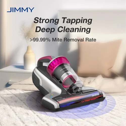 Miniatura 2 de Aspiradora de colchón Jimmy WB73, aspirador para pelo de mascotas, aspirador de cama con UV y ultrasónico, succión fuerte, reconocimiento de polvo