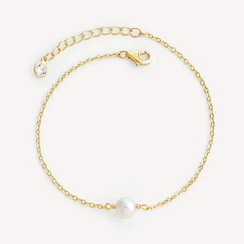 Miniatura 5 de MEVECCO - Brazalete para mujer, chapado en oro de 14 quilates, cadena delicada, joyería simple, bonita, hecha a mano y minimalista para ella