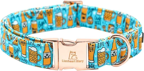 Miniatura 52 de Lionheart glory Collar de perro, Collar de perro azul Collar de perro para niños Collar ajustable de dinosaurio para perros pequeños Regalo