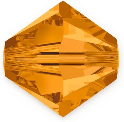 Miniatura 26 de 100 piezas auténticas Preciosa de 3 mm (0,12 pulgadas) cuentas sueltas de cristal bicono facetado pequeño amatista púrpura compatibles con cristales