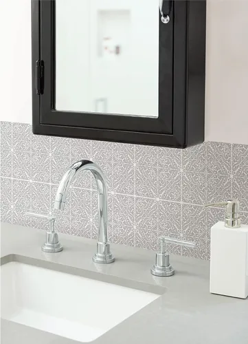 Miniatura 5 de Wall Pops WPBS4648 Dawson - Calcomanías de pared, color gris
