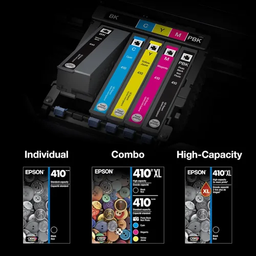 Miniatura 5 de Epson T410 Claria Premium - Tinta de capacidad estándar (T410020-S) para impresoras Select Expression Premium, color negro (paquete de 2)