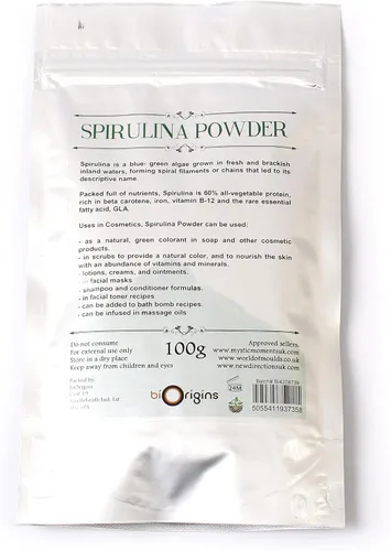 Miniatura 3 de Mystic Moments Espirulina en polvo - 3.53 oz