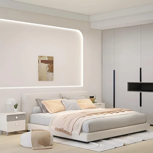 Miniatura 5 de Tira de luces LED blancas, tira de luz regulable mejorada de 16.4 pies con control remoto de luz blanca brillante de 6500 K, 300 luces LED flexibles