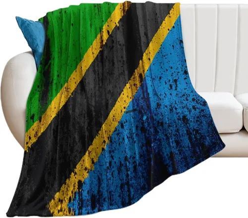 Miniatura 20 de Manta con la bandera de Nicaragua, manta suave y ligera, colcha duradera para decoración del hogar, manta de sofá de 30 x 40 pulgadas