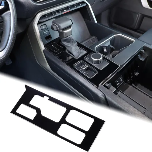 Miniatura 25 de Aunginsy Cubierta de Adhesivo del Panel de la Perilla de Cambios de la Caja de Control Central Compatible con Toyota Tundra/Sequoia 2022-2024 Coche