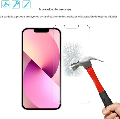 Miniatura 3 de Ailun Protector de pantalla para iPhone 13 mini [5.4 pulgadas] pantalla 2021 paquete de 3 unidades de vidrio templado
