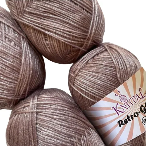 Miniatura 22 de Retro-Glam Hilo Metálico para Crochet, Paquete de 4 (1280 Yardas / 14.11 Onzas), Patrones Gratuitos - Hilo Brillante para Tejer - Peso Ligero 3 DK