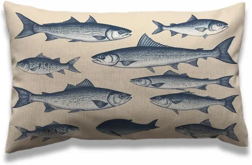 Miniatura 11 de AOYEGO Funda de almohada decorativa 12x20 pulgadas con diseño de aguacate haciendo ejercicio con aro hula hoop, fundas de almohada rectangulares
