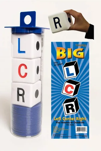 Miniatura 3 de LCR Juego de dados BIG Left Center Right™ - Interior/exterior clásico 18" H