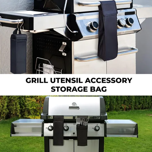 Miniatura 2 de Bolsa de almacenamiento de utensilios para parrilla - Paquete de 2