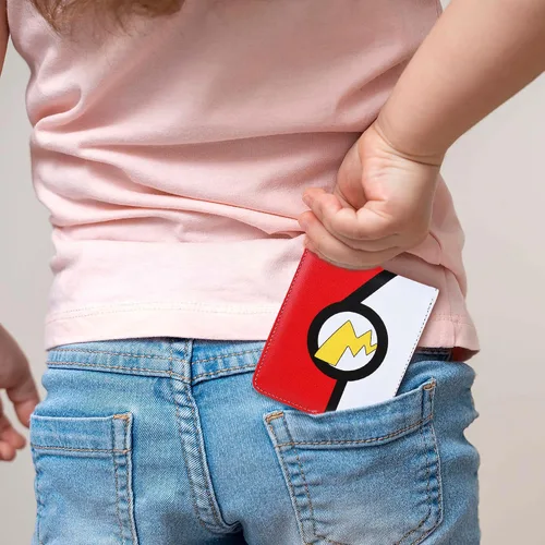Miniatura 6 de MBIHJH Cartera de anime para niños y niñas, diseño de dibujos animados, de piel sintética, unisex, plegable, para tarjetas de crédito