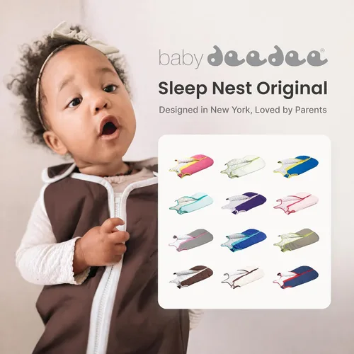 Miniatura 9 de Saco de dormir para bebé, nido para dormir de Baby Deedee, Azul Dream