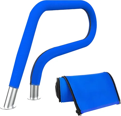 Miniatura 8 de Cubiertas para barandillas de piscina, 4 pies con cremallera, cubierta de neopreno para barandillas de piscina, para asas de escalera de piscina