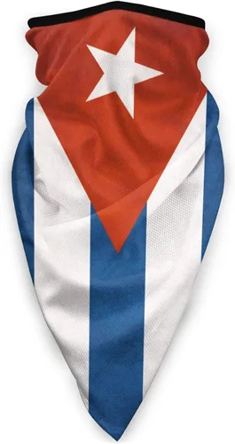 Máscara facial de bandera bandana polaina para cuello pasamontañas bufanda para hombres y mujeres transpirable cubierta facial contra el polvo