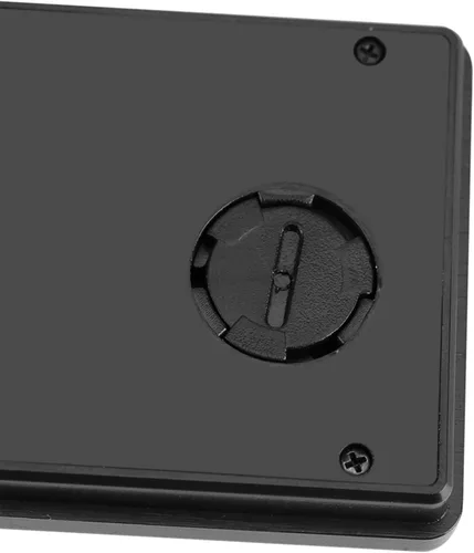 Miniatura 9 de GLOGLOW Reloj despertador digital ultrafino con calendario y temperatura, reloj electrónico LCD autoadhesivo para tablero de automóvil, oficina