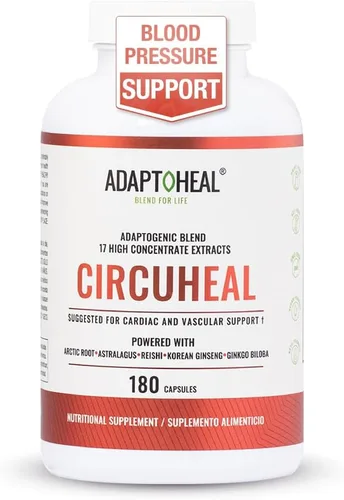 Miniatura 6 de ADAPTOHEAL Circuheal - Mezcla adaptogénica con 7 extractos botánicos de alto concentrado incluyendo astrágalo, ginkgo biloba y reishi - Fórmula