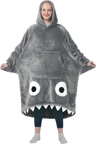 Miniatura 16 de Waitu Manta Ponible de Oso con Capucha, Divertidos Disfraces de Halloween, Regalos de Cumpleaños para Mujeres, Hombres, Niños y Niñas, Manta