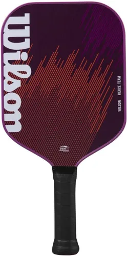 Miniatura 9 de WILSON Fierce Series - Paletas de pickleball de 0.512 in, tamaño de agarre 2-4 1/4 pulgadas Negro/Blanco/Rojo